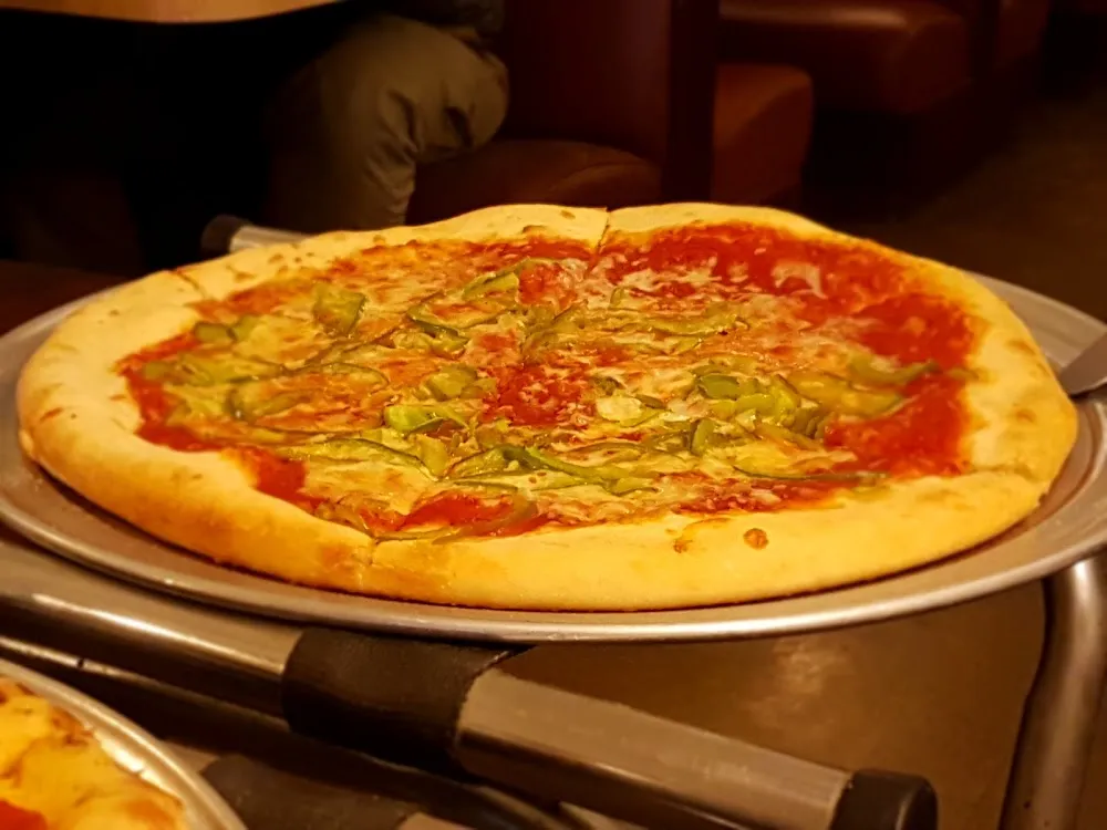 Green Pepper Pizza